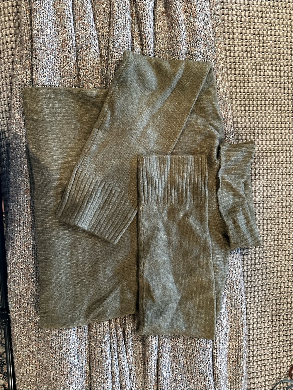 Z Supply Olive Green CROPPED Cowl Neck Sweater